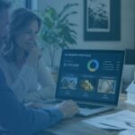 Financial planning in a cozy office