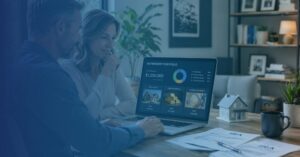 Financial planning in a cozy office